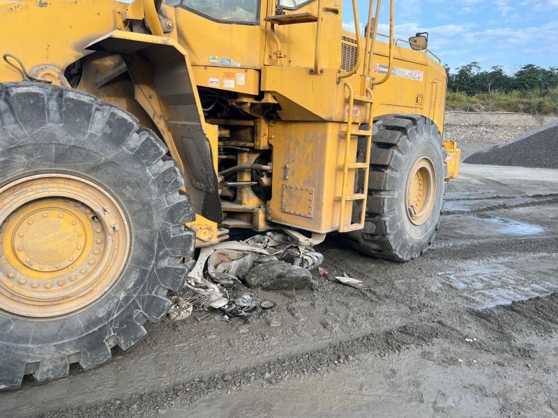 鹿野工安意外 ! 72歲男子遭重機械輾壓 當場無生命徵象