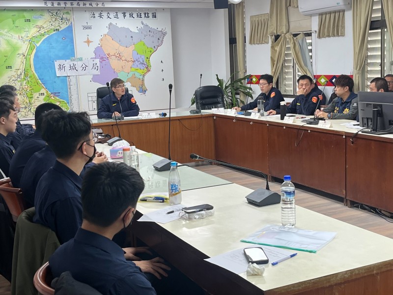 十位新戰力加入 新城警分局辦理職前講習