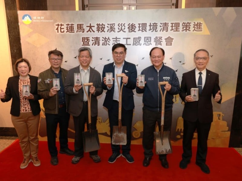 彭啓明感謝志義工齊心協力助馬太鞍溪救災及環境清理