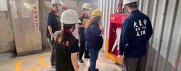 環保局加強資源循環場域消防管理