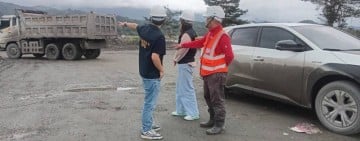 馬太鞍溪疏濬工致揚塵 縣府環保局要開罰