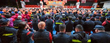 吉安鄉春安慰勤感謝守護平安年 游淑貞向九百餘位民力英雄致敬