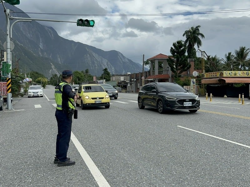 115年春節連假首日下午蘇花路廊車流順暢