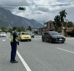 115年春節連假首日下午蘇花路廊車流順暢