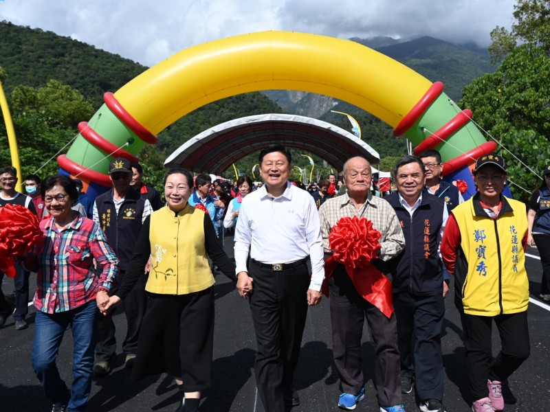 「縣193線三棧至七星潭路段安全景觀道路拓寬新闢工程」通車典禮 提升交通安全及促進地方發展