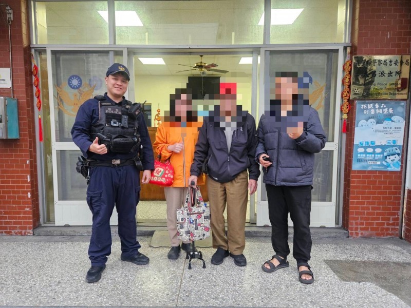 近九旬老翁搭乘復康巴士迷途 波麗士助返家