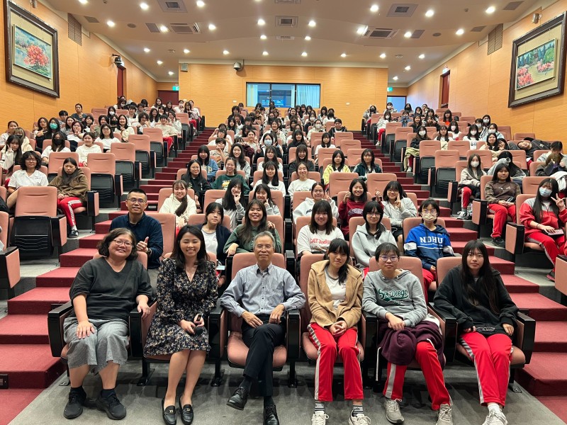 花蓮女中傑出校友江怡賢返校分享國際職涯歷程  勉勵學妹勇敢逐夢、拓展世界舞臺