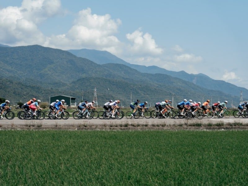 自由車環台賽昨進行幸福台九線站