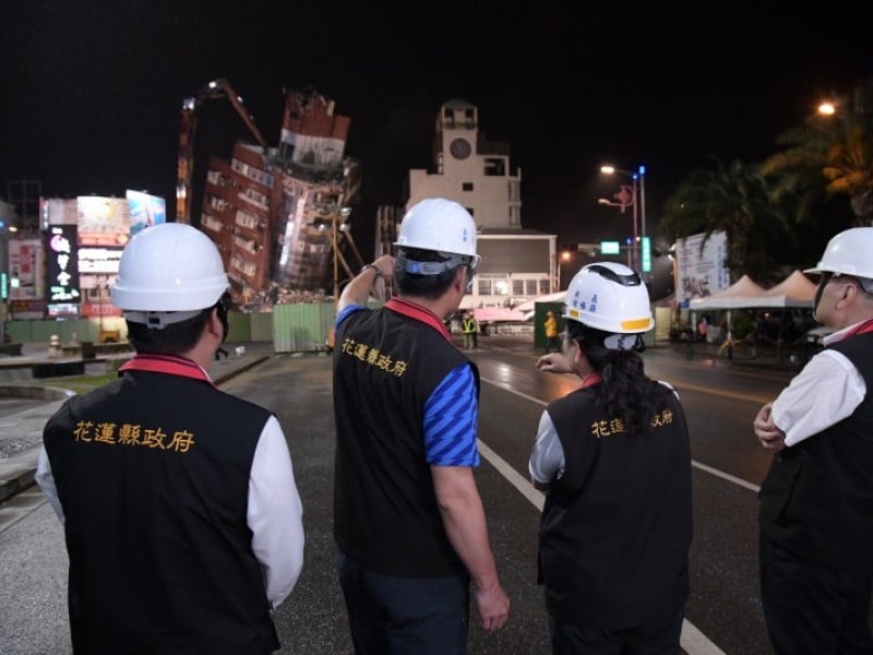 花蓮縣府說明0403震災重建進度