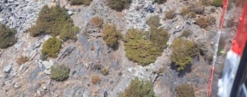 山友摔落邊坡頭部受傷 黑鷹馳援秀姑巒山救出