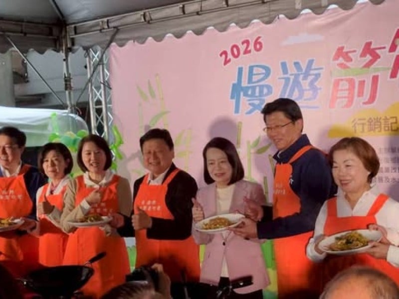 箭筍飄香立法院！光復鄉北上行銷 藍白立委齊聚熱炒掀熱潮