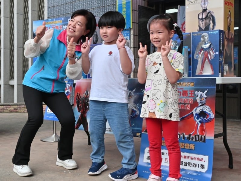 超人力霸王傑洛 vs 貝利亞世紀之戰移師吉安 游淑貞與吉安鄉代會邀請大小朋友一起「吉」時行樂