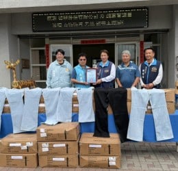 魏嘉賢促成如興公司300餘件服飾助弱勢