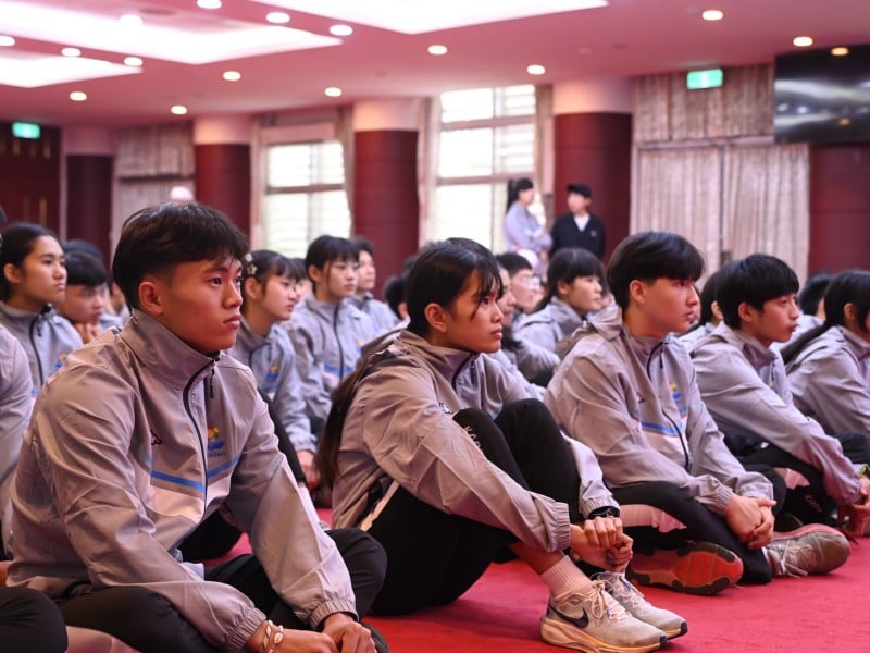 花蓮縣參加「115年全國中等學校運動會」授旗儀式