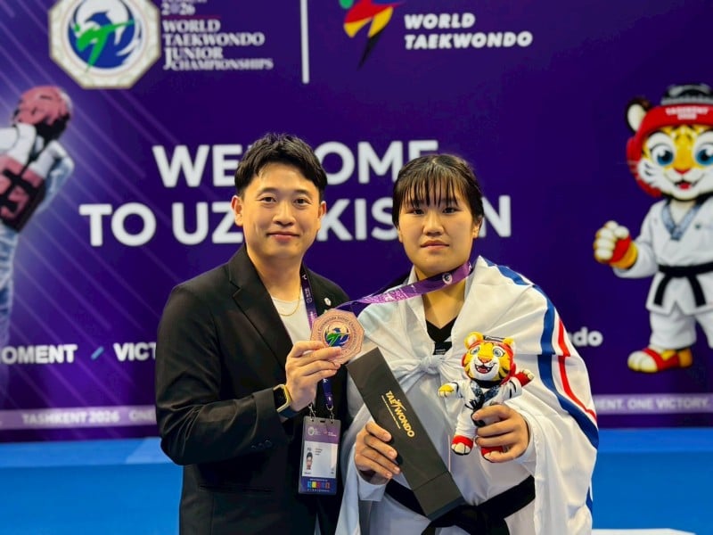 跆拳揚威國際 花蓮高工張紫芸勇奪世青賽銅牌