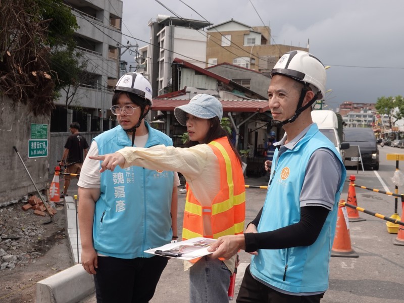 花蓮市進豐街與明心街口人行道整建