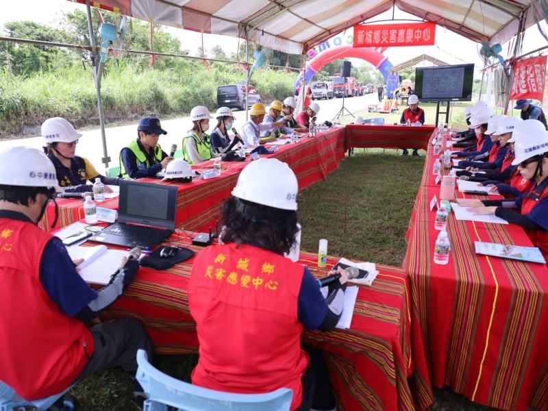 新城鄉防汛演習運用網路與科技增加效能 何禮臺精進災害應變守護鄉親