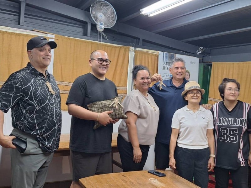 夏威夷新郡長訪花蓮 深化原住民族產業交流 香蕉絲工藝展現文化永續與產業價值