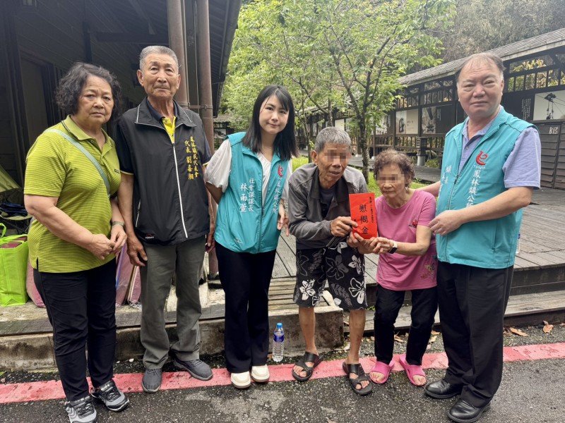 林田山祝融肆虐3房舍焚毀 ! 鎮長林建平慰問受災戶、致贈急難救助金