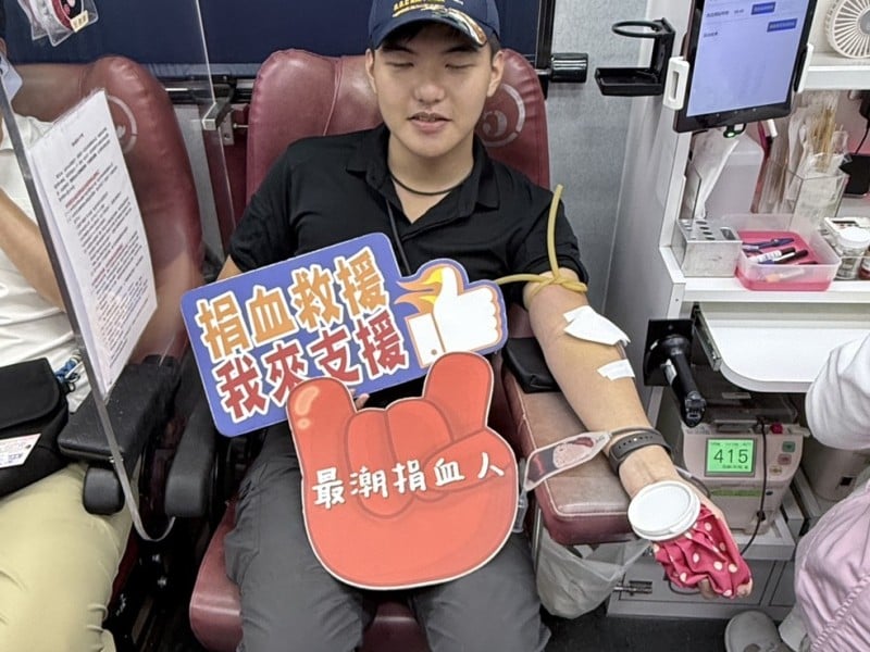關聖德發熱血傳愛守護生命　鄉親捐出274袋熱血近七萬西西