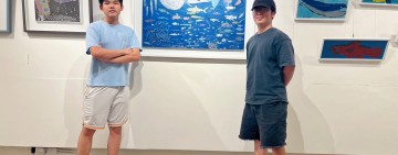 17歲畫出自己的海洋　李宇和首度個展藝托邦開幕