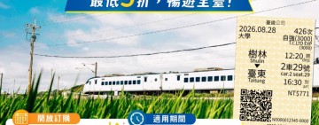 臺鐵推出大學生優惠