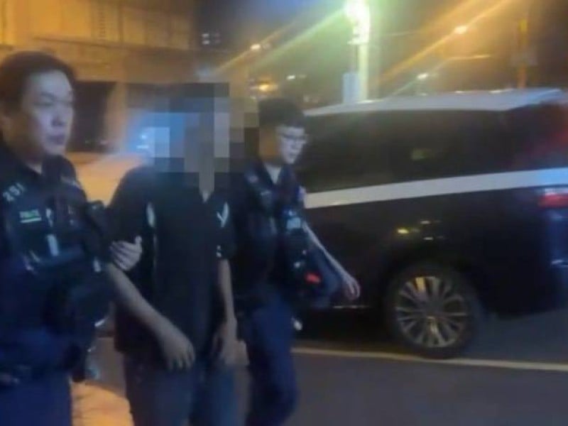 民進黨部遭丟擲雞蛋 警方迅速於3小時偵破