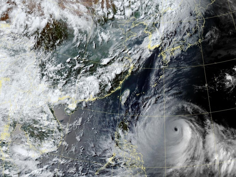 強颱巴威逼近！花蓮10、11日風雨最明顯　氣象署：民眾盡快完成防颱準備