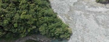 萬里溪堰塞湖解除黃色警戒 僅下游河道維持紅色警戒