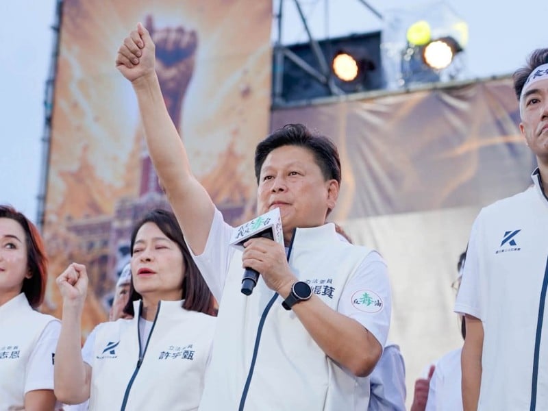 20萬人塞爆凱道！人民反毒台 傅崐萁：向無恥政權怒吼「賴清德下台」