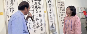 邱惠敏走進好客藝術村　盼以文化點亮吉安　讓藝術成為地方最美的風景