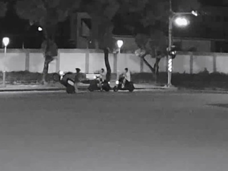 深夜「翹孤輪」被發現依法送辦