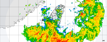 西南風偏強帶來短延時強降雨　南部慎防豪雨、中北部及東部山區防大雨