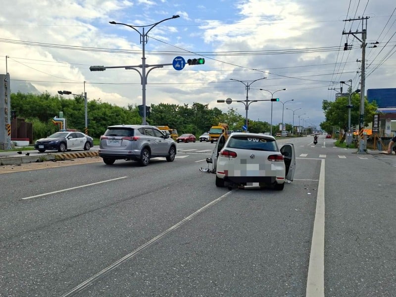 臺9線與花8線口發生車禍　1人受傷送醫警方調查肇因