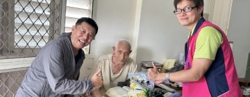 抗戰點滴溫暖歲月回憶！北榮玉里分院訪視高齡出家榮民　