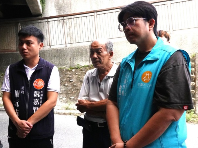 新生橋下逢雨易淹水 魏嘉彥會勘研議改善