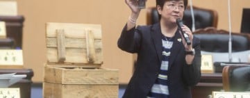 花蓮縣議員楊華美宣布不再競選連