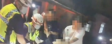 男子酒後爭執持菜刀揚言自傷 鳳警即時救援化解危機
