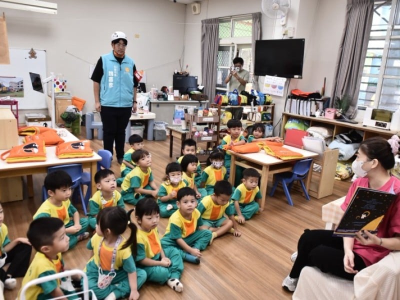 「國家防災日」花蓮市幼演練疏散避難