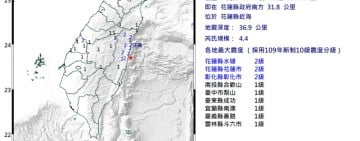 連假第3天地牛抖了一下