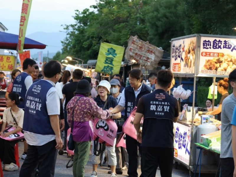 魏嘉賢走訪壽豐夜市與街區 盼串聯觀光、交通與在地商圈帶動地方經濟