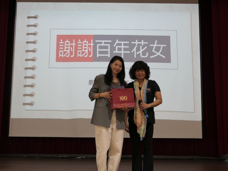 花女百年校慶首發校友大師講座！主播校友吳宣儀返校傳授圓夢金鑰