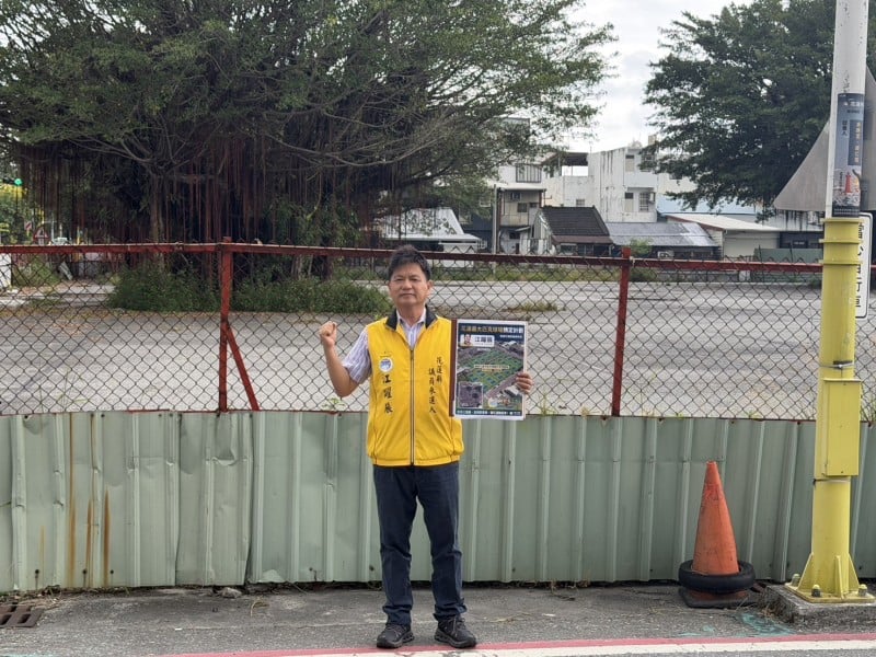 活化市中心1800坪閒置土地！江躍辰倡打造花蓮國際級全齡匹克球運動園區
