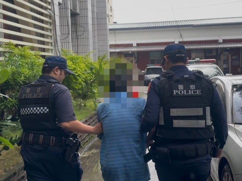 颱風來襲吉安警維護治安不打烊 賊持鐵絲偷娃娃機商品當場遭法辦