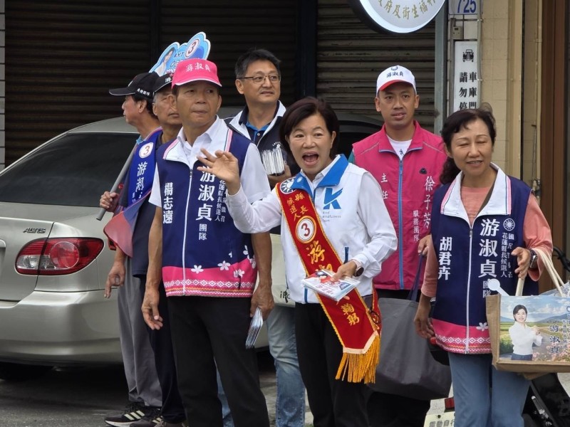 誓做縣民堅實靠山 ! 游淑貞連兩日徒步深入花蓮市街巷 基層熱情相挺