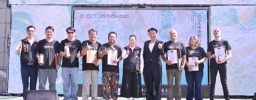 膚土之下展現重生力量！徐榛蔚主持石雕藝術季揭幕 勉在地青年以石會友